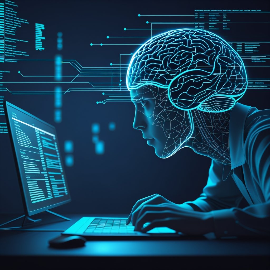 AI model inversion attack showing neural network data reconstruction and privacy breach